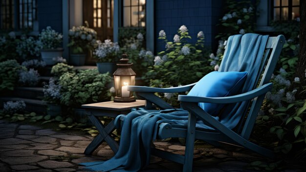 Comfortable space for evening relaxation